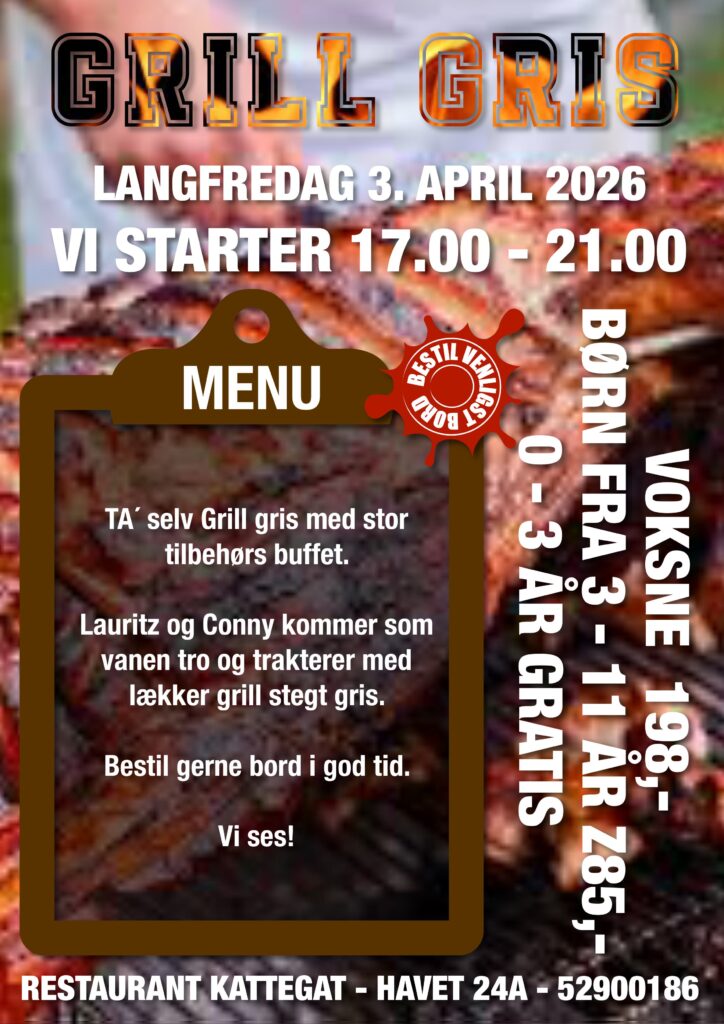 Grill paaske 2026